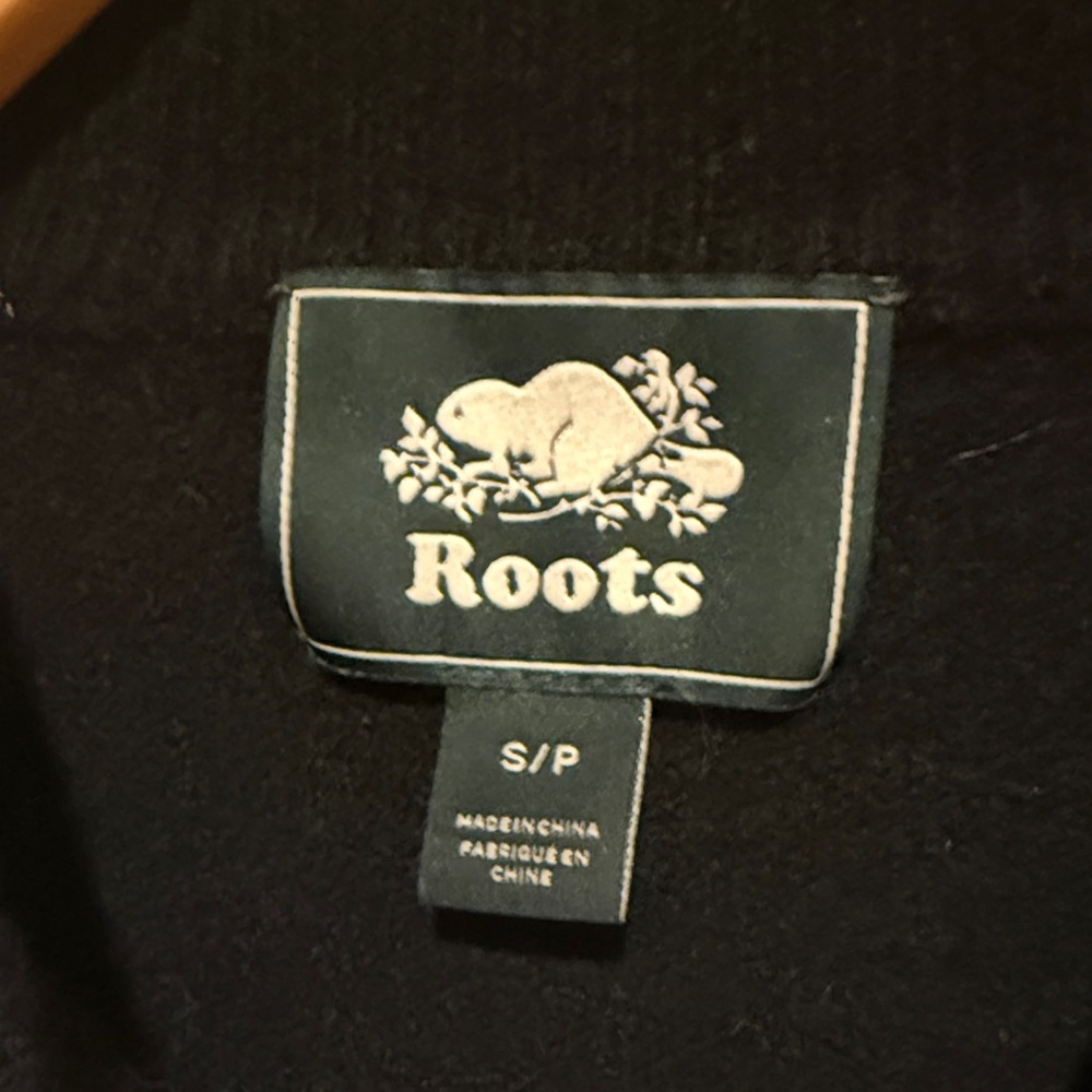 Roots Fine Merino Wool Sweater Dress Black Size S Long Sleeve - Picture 3 of 12